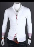 Men Slim luxuoso à moda Casual 2013 (L)